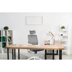 Офісне крісло Sofotel Rotar з мікросітки темно-сірий - Зображення 10