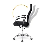 Офісне крісло Sofatel Tamar з мікросітки чорне - Зображення 7