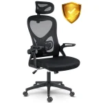 Офісне крісло Sofotel Todden з мікросітки, чорне - Зображення 5