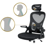 Офісне крісло Sofotel Todden з мікросітки, чорне - Зображення 12