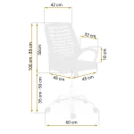 Офісне крісло Sofotel Belar з мікросітки - Зображення 3