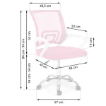 Офісне крісло Sofotel Emeri з мікросітки - Зображення 6