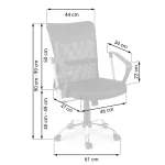 Офісне крісло Sofotel Vensi з мікросітки - Зображення 6