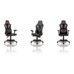 Ігрове крісло Shiro чорно-червоне - Зображення 11