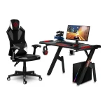 Ігрове крісло Shiro чорно-біле - Зображення 8