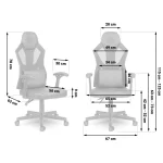 Ігровий стілець Shiro чорний - Зображення 10