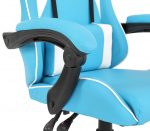 Ігрове крісло Gamer Extreme ENZO Blue White Стиль та комфорт для професіоналів геймінгу - Зображення 4