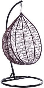 Підвісне садове крісло кокон коричневий GT-Sport без подушки - Зображення 2