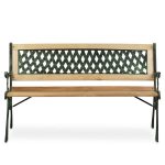 Лавка садова з підлокітниками 124 x 74 x 43 см Sofotel Fusio - Вишуканий дизайн - Зображення 4