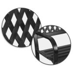 Лавка садова з підлокітниками 125 x 77 x 49 см Sofotel Clover - Легкість і зручність - Зображення 8