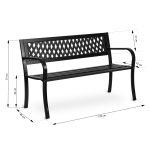 Лавка садова з підлокітниками 125 x 77 x 49 см Sofotel Clover - Легкість і зручність - Зображення 7