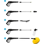 Мийка високого тиску з барабаном 2500W Humberg HM-302 - Зображення 17