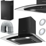 Витяжка кухонна 60 см Black Berdsen BT-216