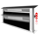 Витяжка кухонна настільна чорна BT-290 шириною 90 см - Зображення 9