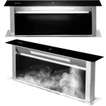 Витяжка кухонна настільна чорна BT-290 шириною 90 см