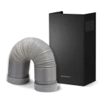 Витяжка камінна кухонна 60 см Berdsen BT-215 чорна - Зображення 9