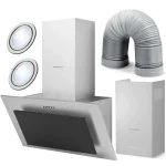 Витяжка кухонна 60 см Inox + чорний BT-209