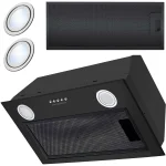 Кухонна витяжка під шафу 60см чорна BE-50