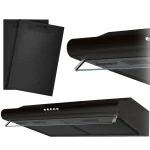 Витяжка підкорпусна кухонна - абсорбер 50см Berdsen BE-10-A чорна