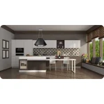 Витяжка кухонна скляна підвісна 60см чорна BT-222 - Зображення 4