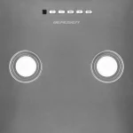 Витяжка кухонна скляна підвісна 60см чорна BT-222 - Зображення 9