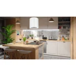 Витяжка кухонна підвісна 35см біла BT-228 - Зображення 8