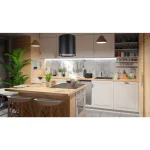 Витяжка кухонна підвісна 35см чорна BT-227 - Зображення 7