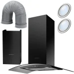 Острівна кухонна витяжка 90 см Berdsen BT-225