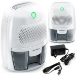 Осушувач повітря - поглинач вологи з автомобільним адаптером Berdsen BR-50B, білий