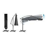 Складаний садовий парасоль 350 см з чохлом Plonos PL-880 - Практичний та стильний - Зображення 7