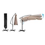 Складаний садовий парасоль 350 см з чохлом Plonos PL-880 - Для комфорту та захисту на природі - Зображення 7