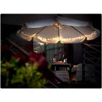 Складаний садовий парасоль Plonos з 6 сегментів сірий діаметром 350 см - Надійний захист від сонця - Зображення 4