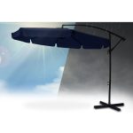 Складаний садовий парасоль 8 сегментів синій 350 см - Сучасний дизайн та комфорт - Зображення 7