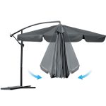 Складаний садовий парасоль 8 сегментів 350 см з чохлом Plonos PL-881 - Найкращий вибір для вашого саду - Зображення 6