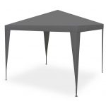 Павільйон садовий 4 стінки 3x3 м сірий Plonos - Простір для відпочинку на природі - Зображення 7