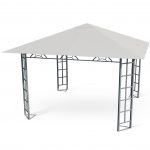 Садовий павільйон бежевий намет 3x3 м Plonos 4932 - Ідеальний захист вашого задоволення