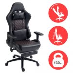 Ігрове крісло Lynxer Prestige чорний з червоною вставкою Максимальний комфорт та підтримка для геймерів - Зображення 4