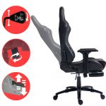 Ігрове крісло Lynxer Prestige чорний з червоною вставкою Максимальний комфорт та підтримка для геймерів - Зображення 6