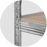 Складський Металевий Стелаж Plonos PL-700: Комплект 2 шт. 150 x 75 x 30 см - Економне Рішення - Зображення 8