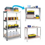 Складський Металевий Стелаж Plonos PL-700: Комплект 2 шт. 150 x 75 x 30 см - Економне Рішення - Зображення 12