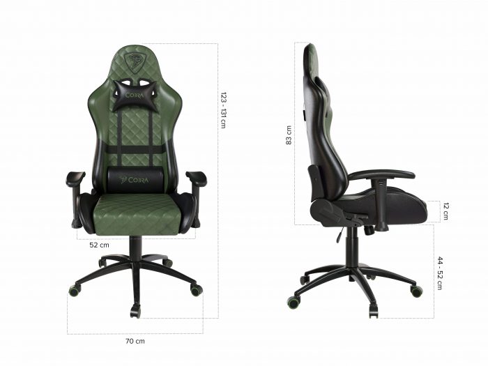 Ігрове крісло Draco CRF194 Green - Зображення 5