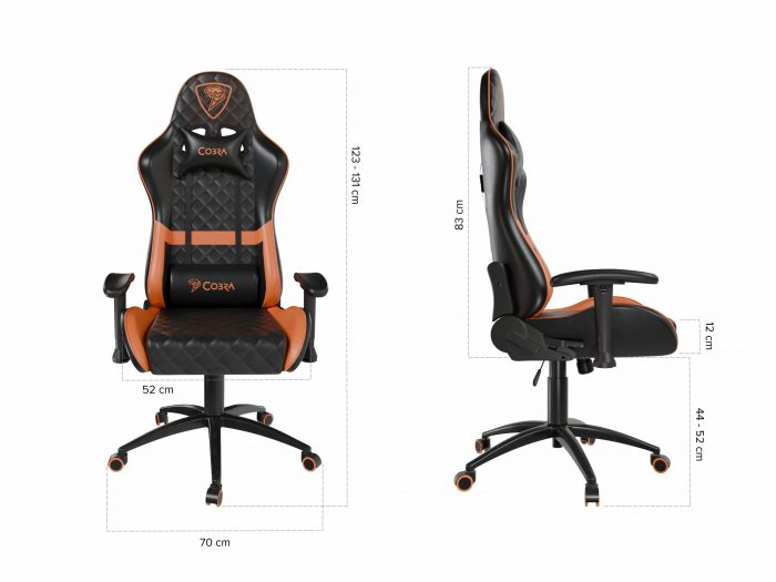 Ігрове крісло Draco CRF193 Orange - Зображення 6