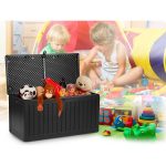 Садова скриня 109 x 51 x 55 см 270 л чорна - Для зберігання інструментів - Зображення 11