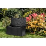 Садова скриня 109 x 51 x 55 см 270 л чорна - Для зберігання інструментів - Зображення 7