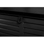 Садова скриня 143,5 x 57 x 53,5 см 390 л чорна - Створення простору для зберігання на свіжому повітрі - Зображення 7