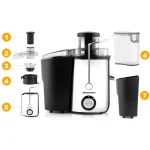 Соковижималка BD-750 Berdsen 600W Чорна - Зображення 8