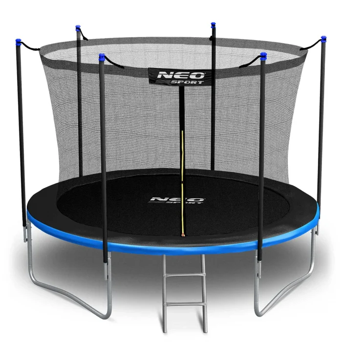 Батут садовий 10ft/312 см з внутрішньою сіткою та драбинкою Neo-Sport - Безпечний та комфортний для всієї родини - Зображення 4