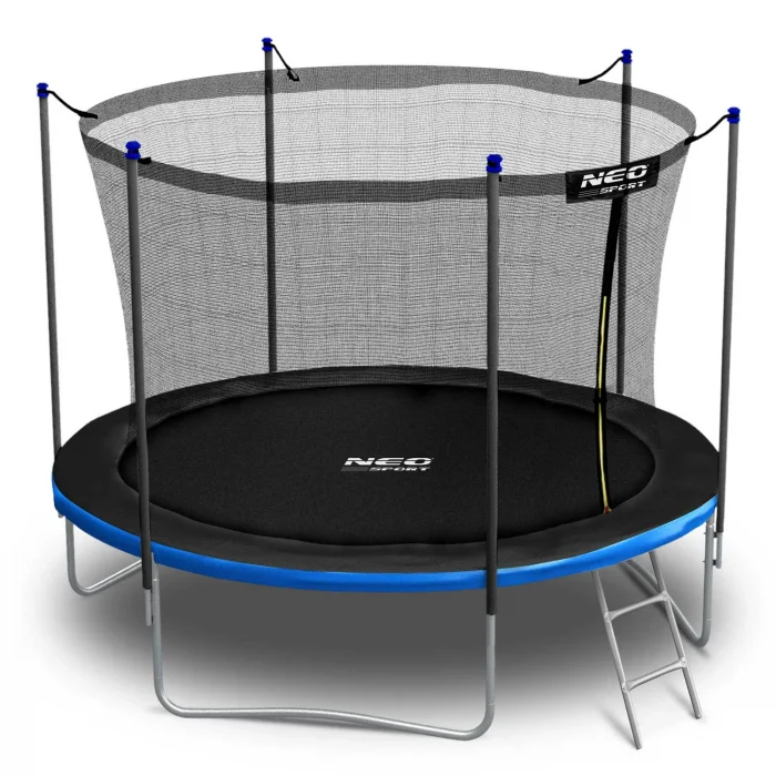 Батут садовий 10ft/312 см з внутрішньою сіткою та драбинкою Neo-Sport - Безпечний та комфортний для всієї родини - Зображення 2