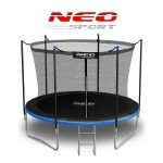 Батут садовий 10ft/312 см з внутрішньою сіткою та драбинкою Neo-Sport - Безпечний та комфортний для всієї родини - Зображення 11