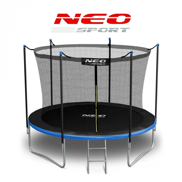 Батут садовий 10ft/312 см з внутрішньою сіткою та драбинкою Neo-Sport - Безпечний та комфортний для всієї родини - Зображення 11